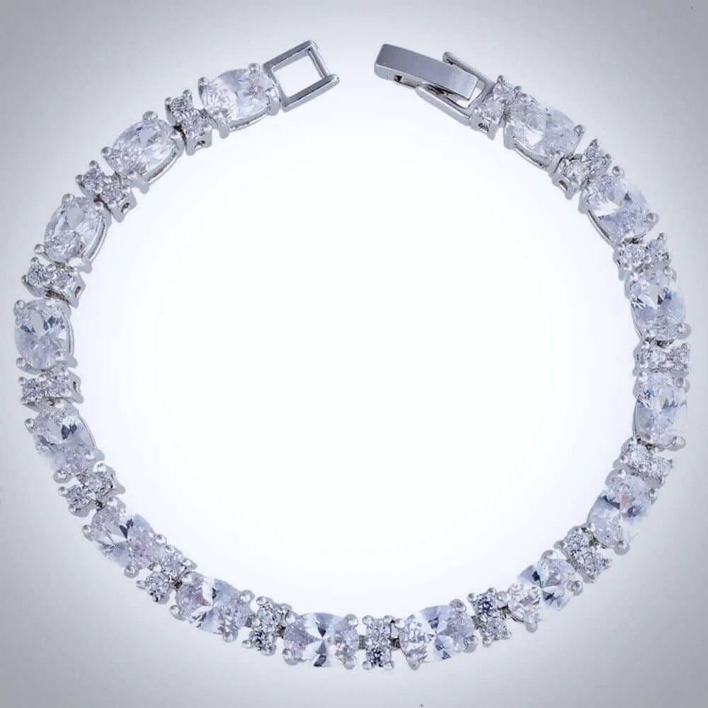 Wedding Jewelry - Cubic Zirconia Bridal Bracelet