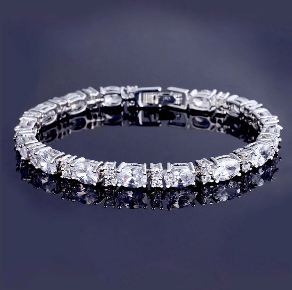 Wedding Jewelry - Cubic Zirconia Bridal Bracelet