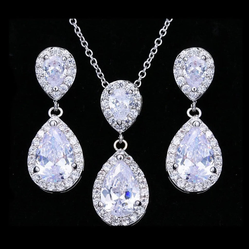  Wedding Jewelry - Cubic Zirconia Bridal Jewelry Set