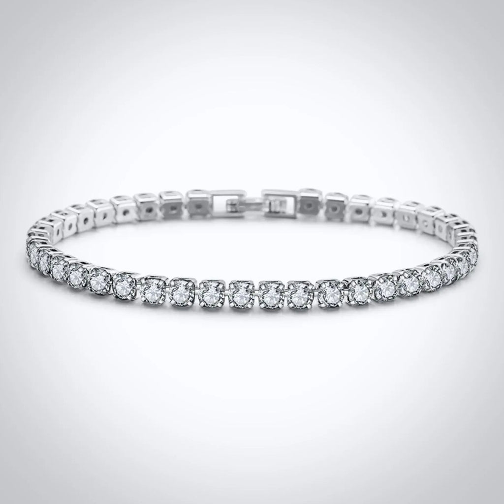 Wedding Jewelry - Cubic Zirconia Bridal Bracelet - Available in Silver, Rose Gold and Yellow Gold