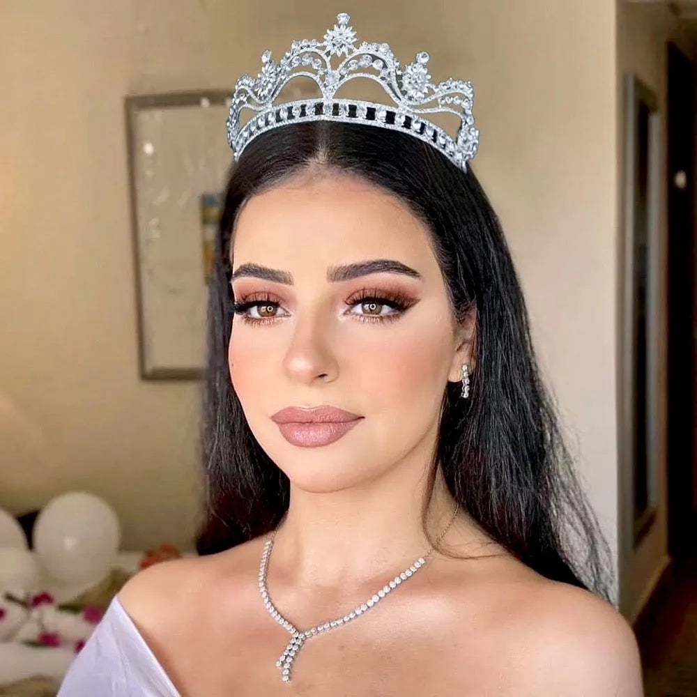 Demetria - Wedding Cubic Zirconia Bridal Tiara