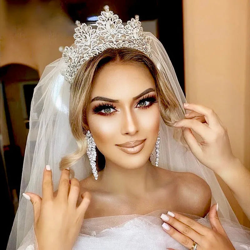 Wedding Hair Accessories - Crystal Bridal Tiara - Available in Silver and Gold