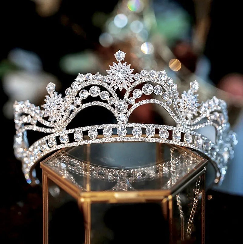 Wedding Hair Accessories - Cubic Zirconia Bridal Tiara