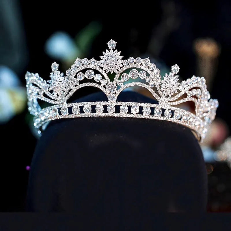 Wedding Hair Accessories - Cubic Zirconia Bridal Tiara