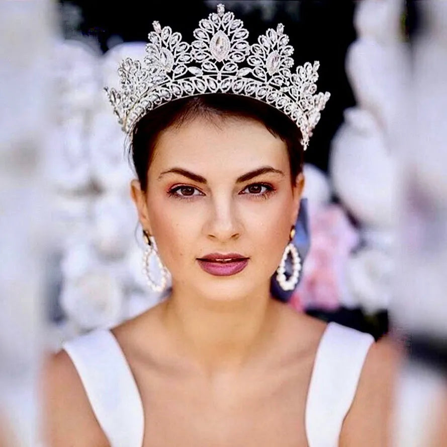 Wedding Hair Accessories - Crystal Bridal Tiara - Available in Silver and Gold