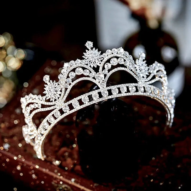 Wedding Hair Accessories - Cubic Zirconia Bridal Tiara