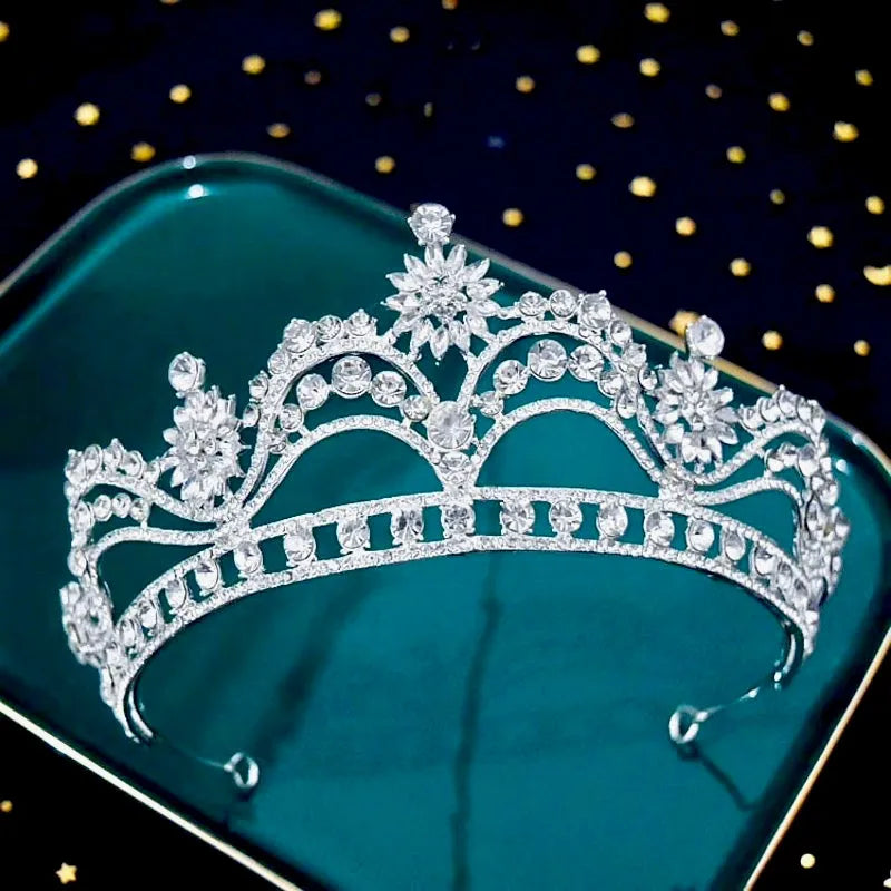 Wedding Hair Accessories - Cubic Zirconia Bridal Tiara