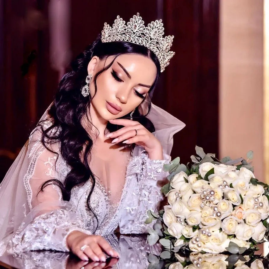 Wedding Hair Accessories - Crystal Bridal Tiara - Available in Silver and Gold