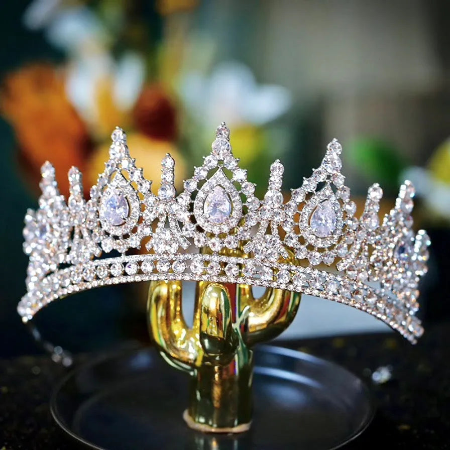 Wedding Hair Accessories - Royal Glamour Bridal Tiara