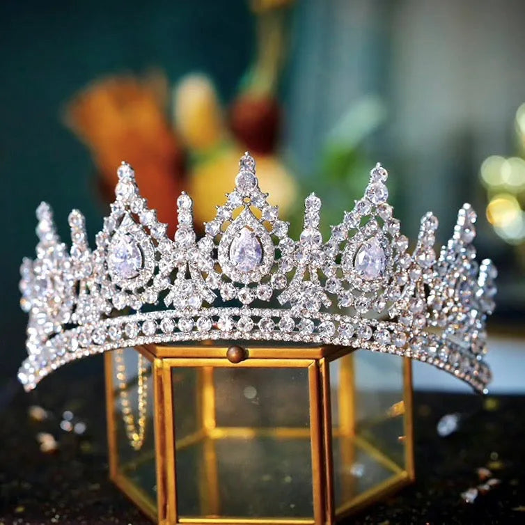 Wedding Hair Accessories - Royal Glamour Bridal Tiara