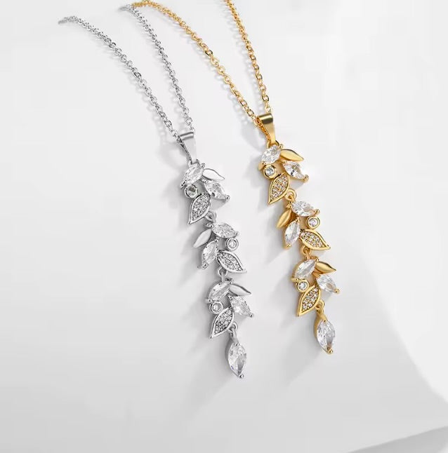 Wedding Jewelry - Cubic Zirconia Bridal Jewelry Set - Available in Silver and Gold