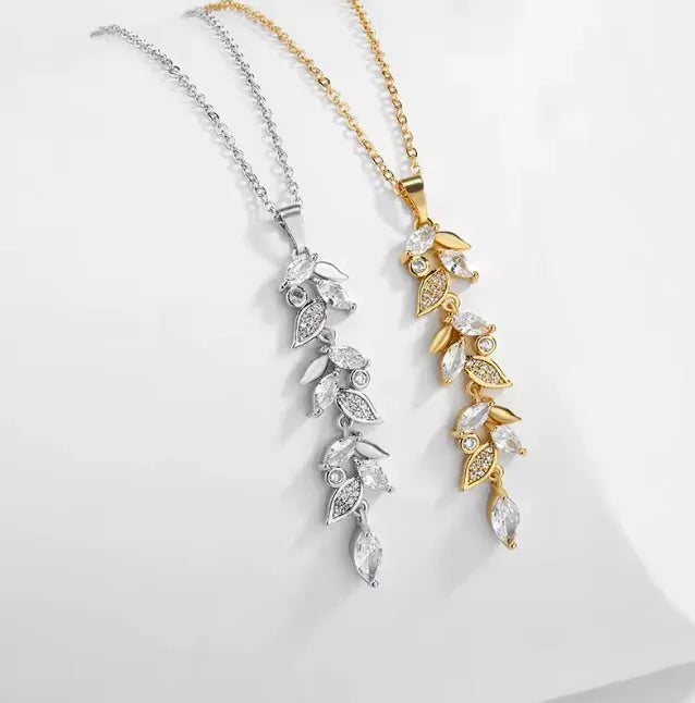 Wedding Jewelry - Cubic Zirconia Bridal Jewelry Set - Available in Silver and Gold