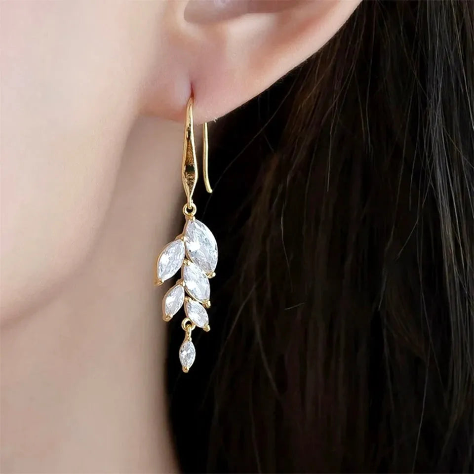 Wedding Jewelry - Cubic Zirconia Bridal Jewelry Set - Available in Silver, Rose Gold and Yellow Gold