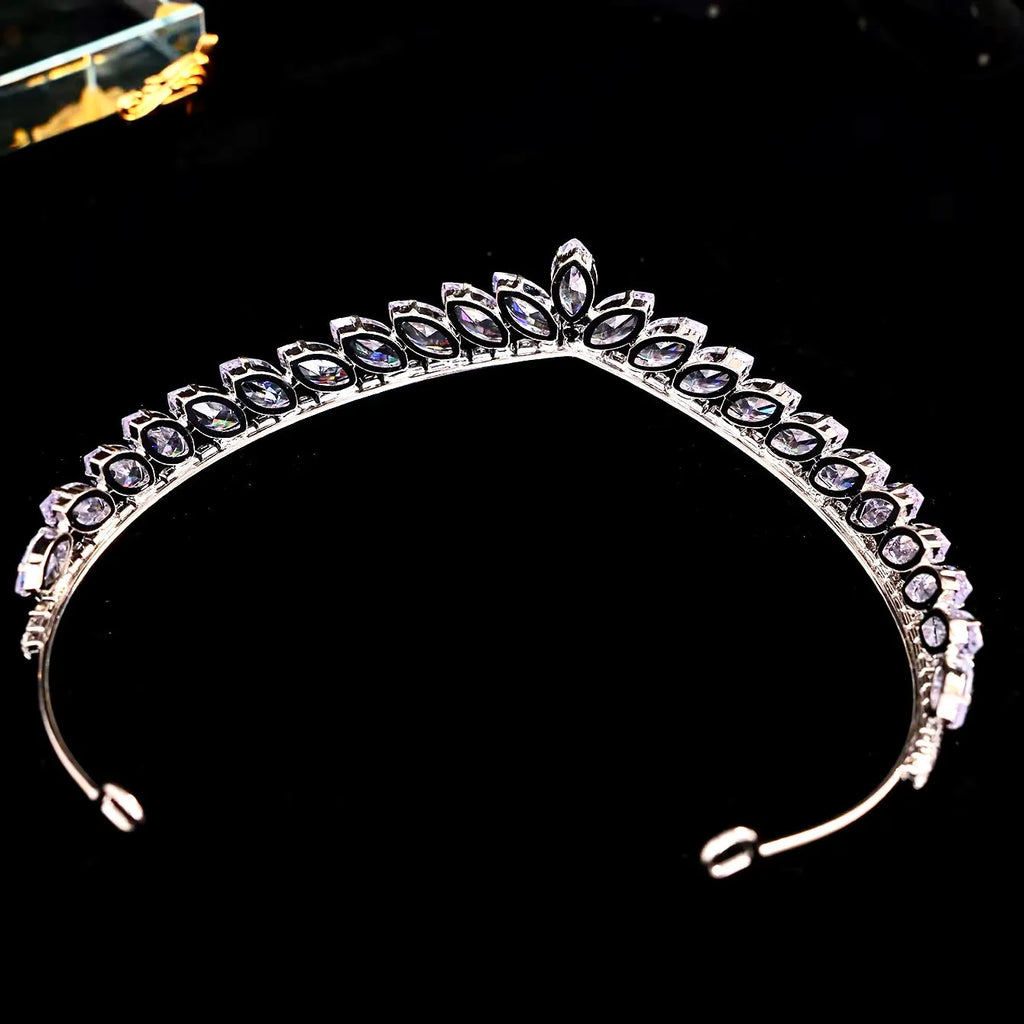 Wedding Hair Accessories - Delicate Wedding Cubic Zirconia Tiara