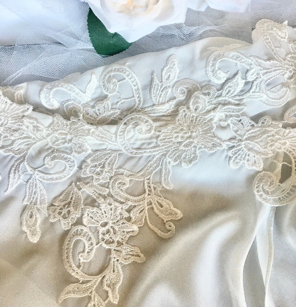 Wedding Veils - Bridal Chiffon Cape Veil - Cathedral Length