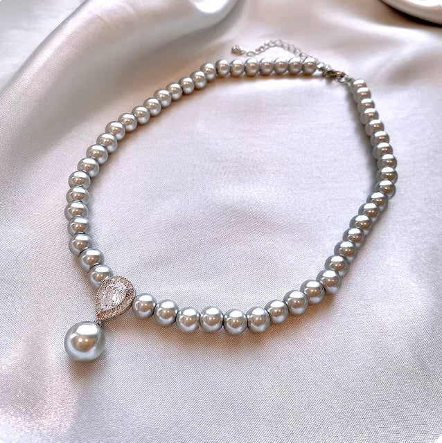 Pearl Wedding Jewelry - Pearl Bridal Necklace - More Colors