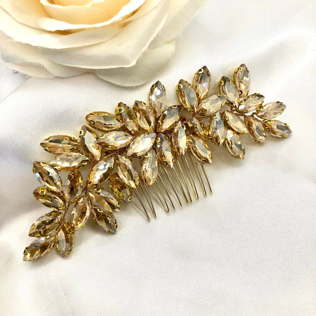 Wedding Hair Accessories - Crystal Bridal Hair Comb - More Colors