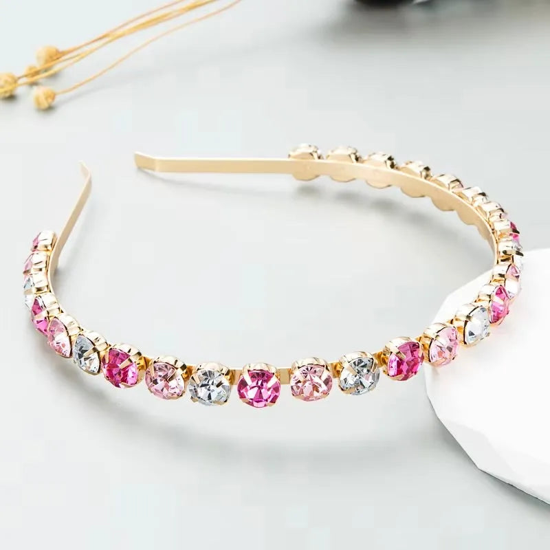 Wedding Hair Accessories - Colorful Crystal Bridal Headband