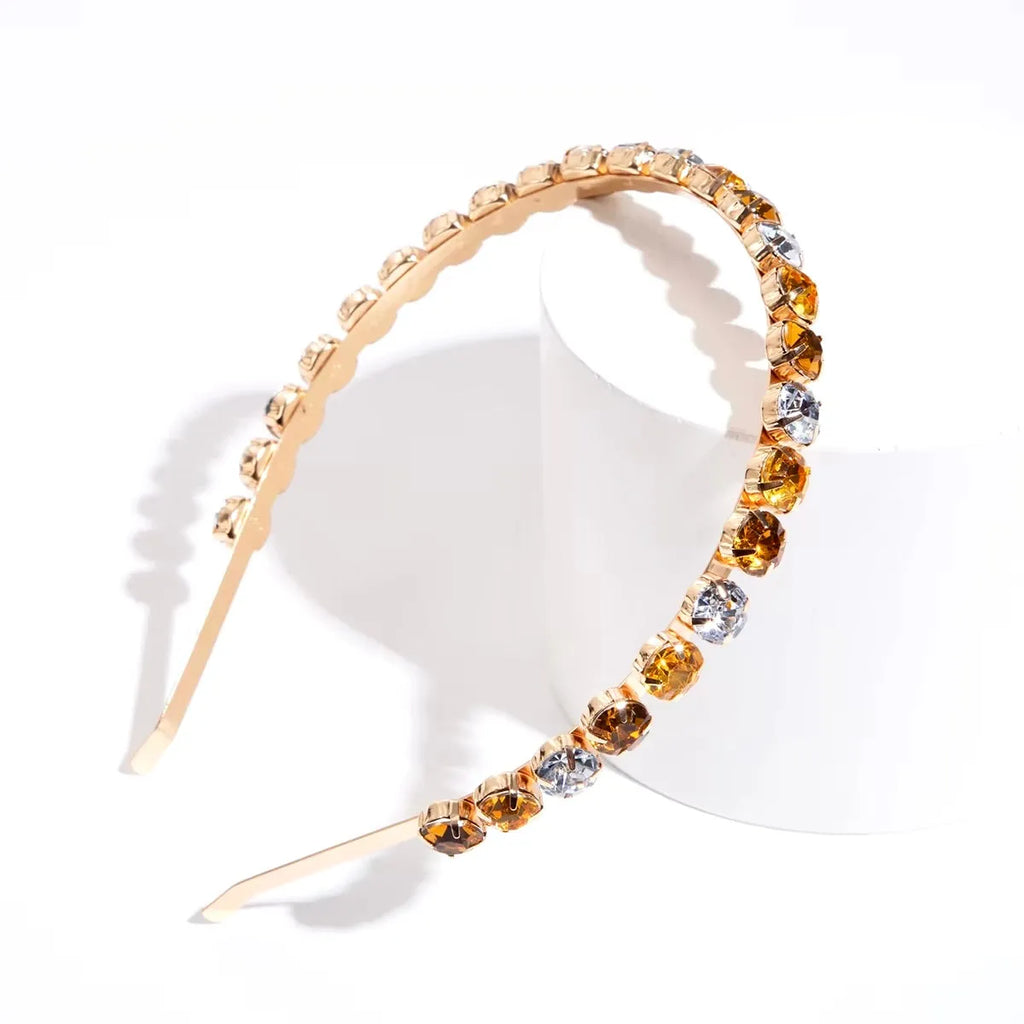 Wedding Hair Accessories - Colorful Crystal Bridal Headband