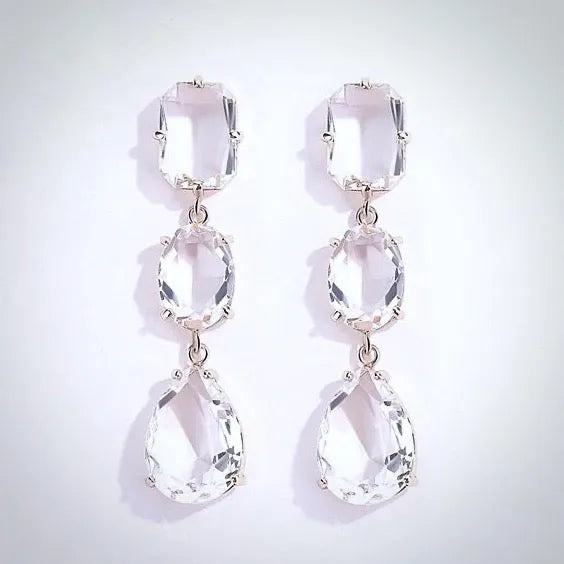 Wedding Jewelry - Crystal Bridal Earrings - More Colors