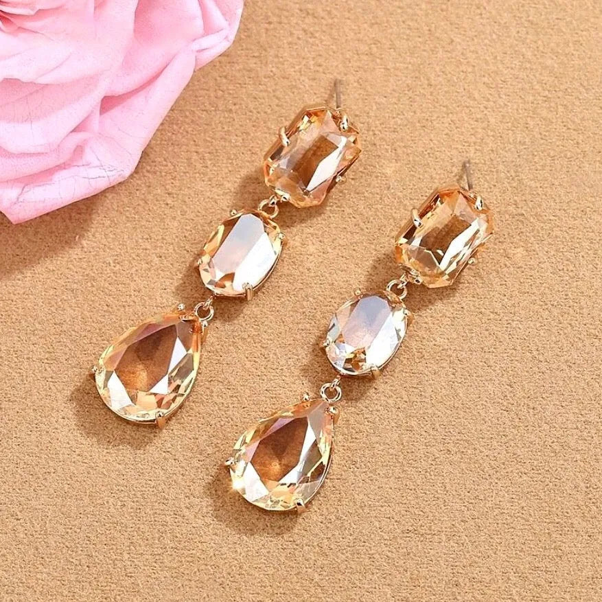 Wedding Jewelry - Crystal Bridal Earrings - More Colors