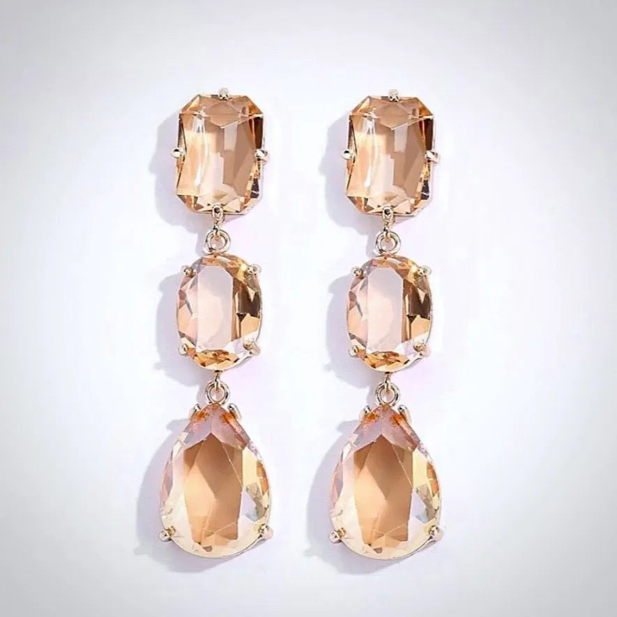 Wedding Jewelry - Crystal Bridal Earrings - More Colors