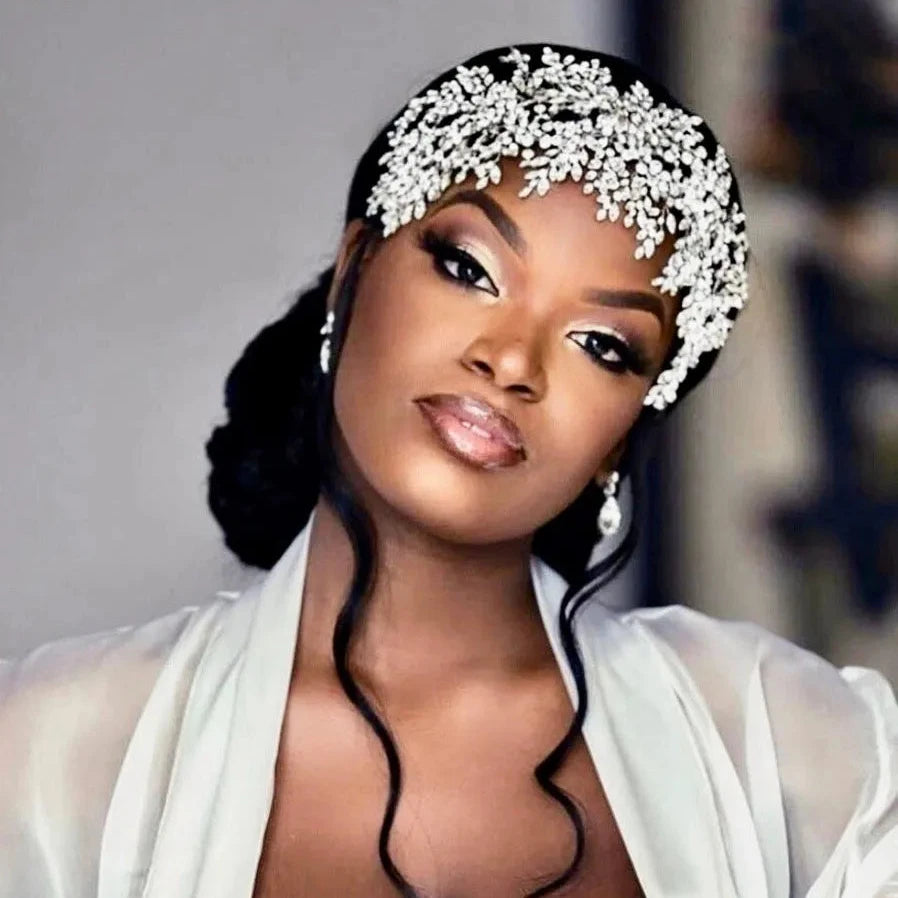 Crystal Bridal Hair Accessory – Silver & Yellow Gold  display picture 1
