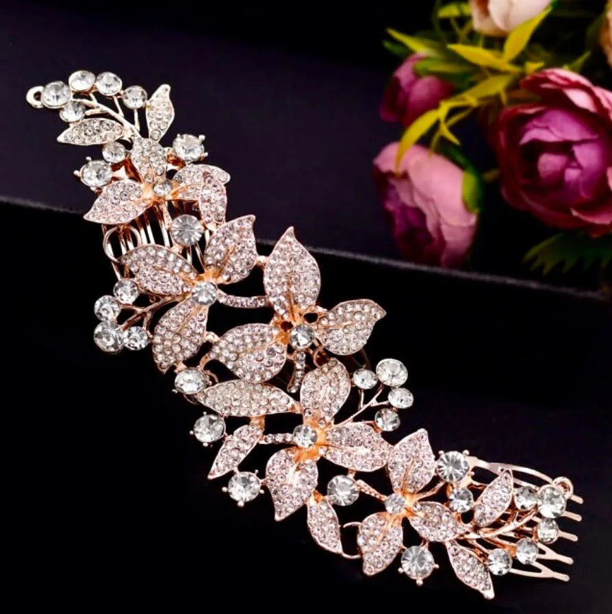 Wedding Hair Accessories - Austrian Crystal Bridal Hair Comb
