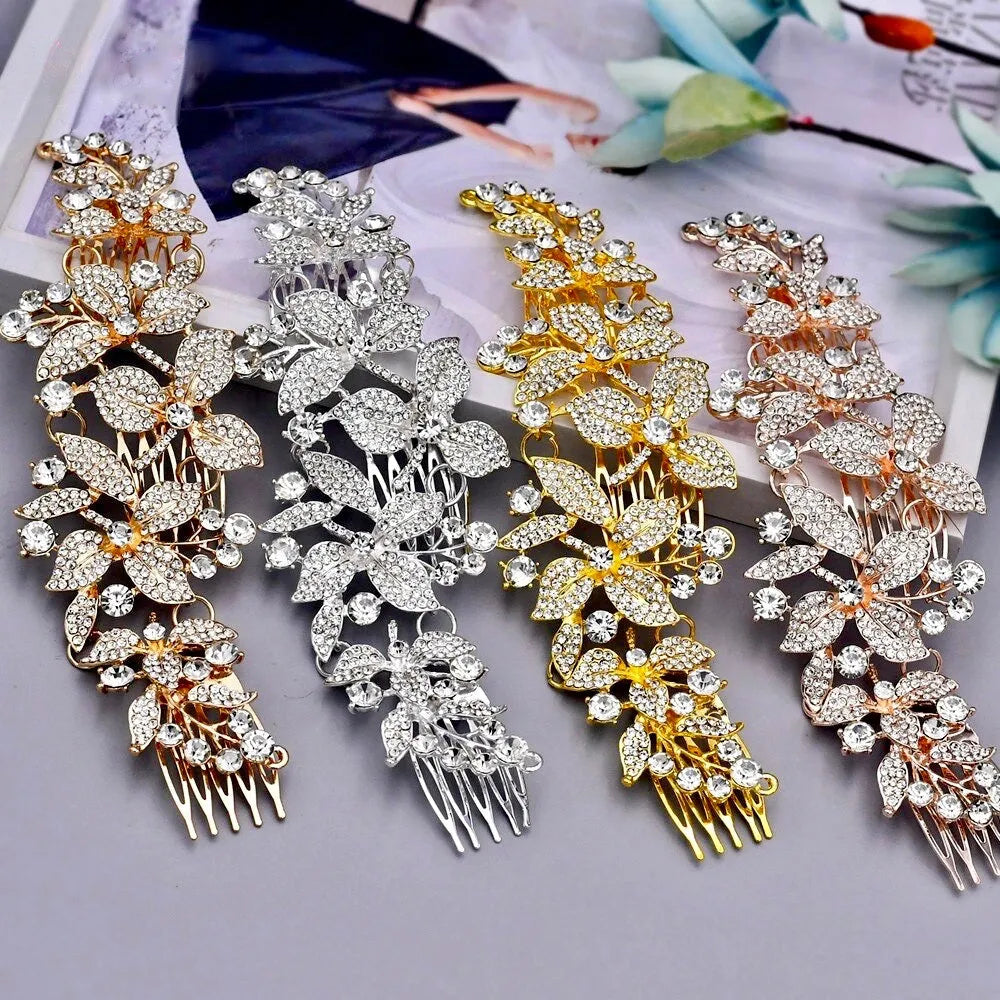 Wedding Hair Accessories - Austrian Crystal Bridal Hair Comb