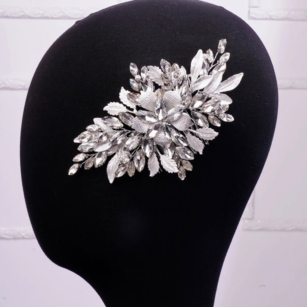 Wedding Hair Accessories - Crystal Bridal Hair Comb - Available in Silver, Rose Gold and Yellow Gold