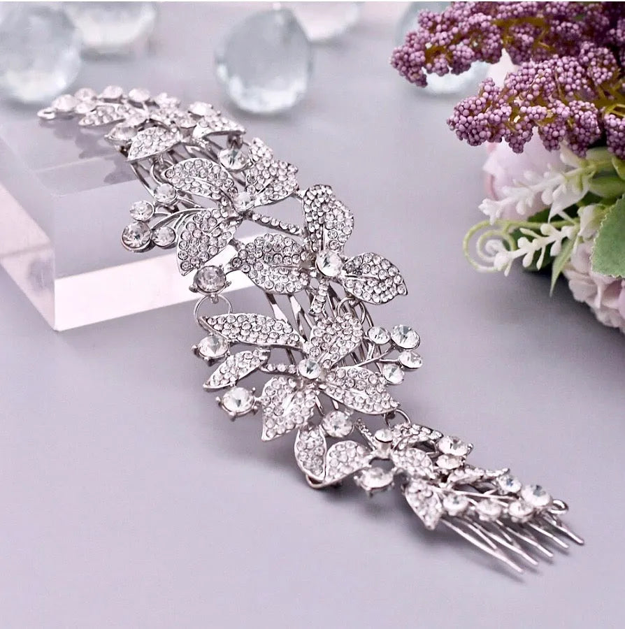 Wedding Hair Accessories - Austrian Crystal Bridal Hair Comb