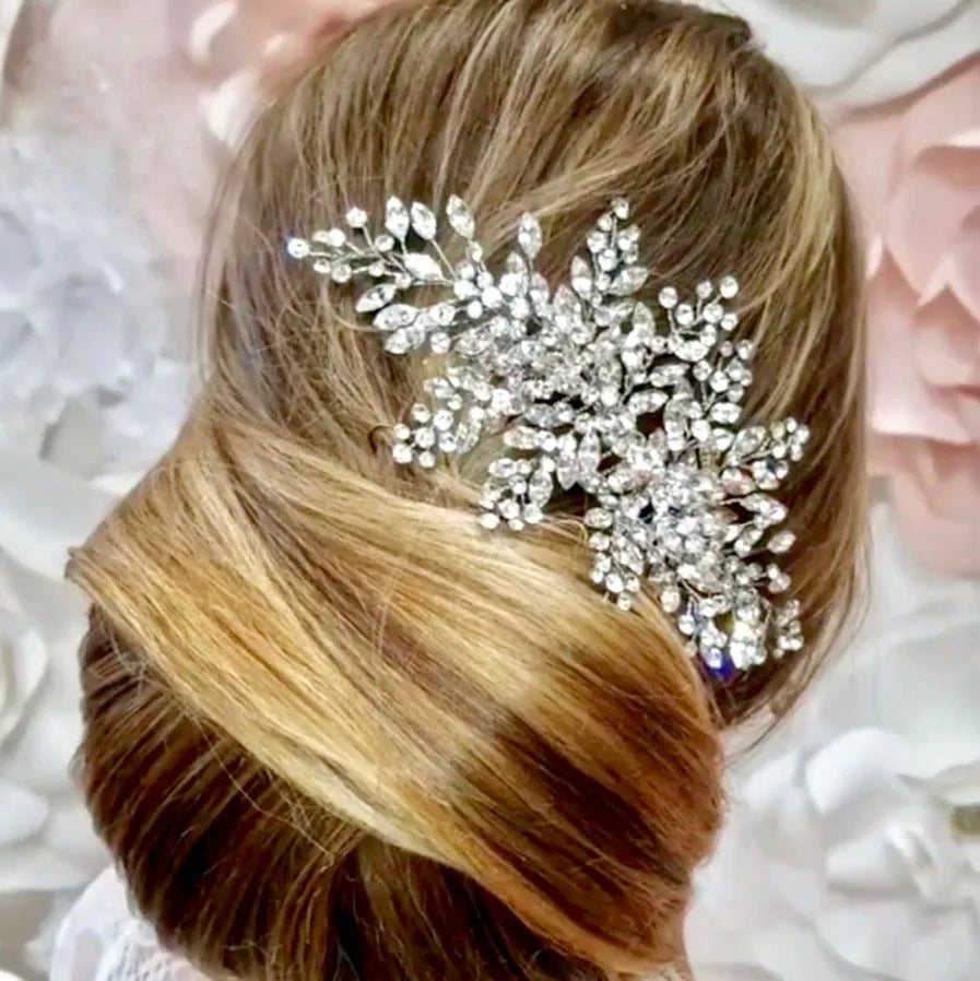 Wedding Hair Accessories - Austrian Crystal Bridal Hair Comb