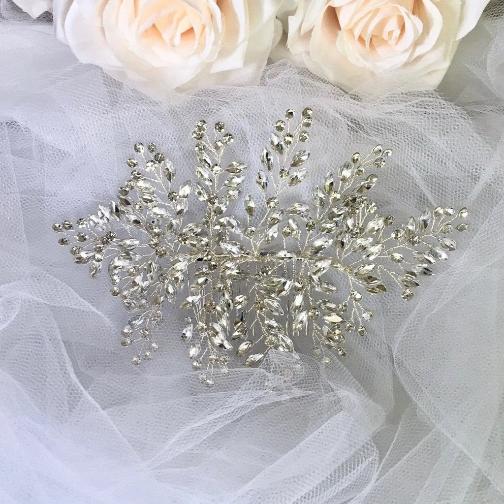Wedding Hair Accessories - Austrian Crystal Bridal Hair Comb