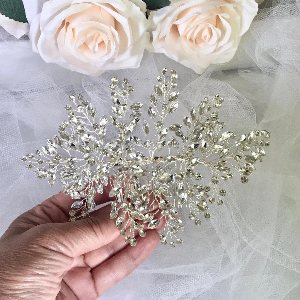 Wedding Hair Accessories - Austrian Crystal Bridal Hair Comb