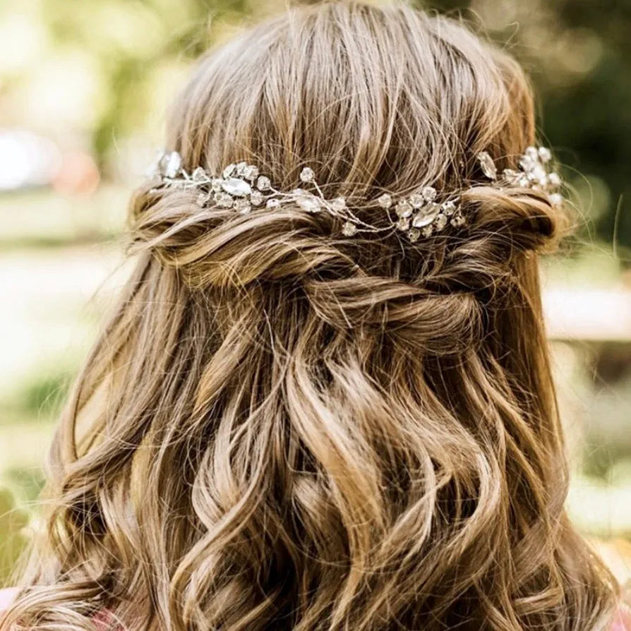 Crystal Bridal Headband & Hair Vine