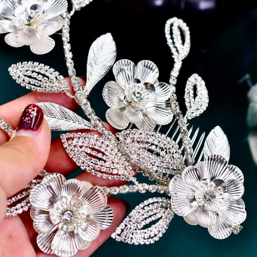 Wedding Hair Accessories - Crystal Bridal Headdress