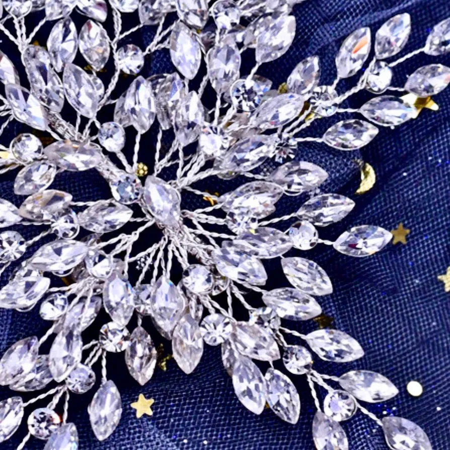 Wedding Hair Accessories - Crystal Bridal Headdress Headpiece