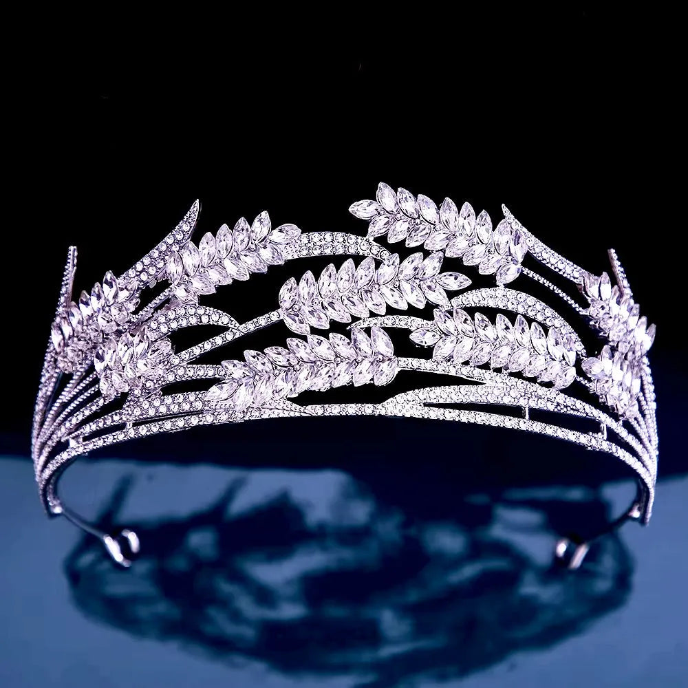 Wedding Hair Accessories - Crystal Bridal Tiara - Available in Silver and Gold