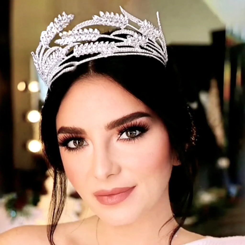 Wedding Hair Accessories - Crystal Bridal Tiara - Available in Silver and Gold