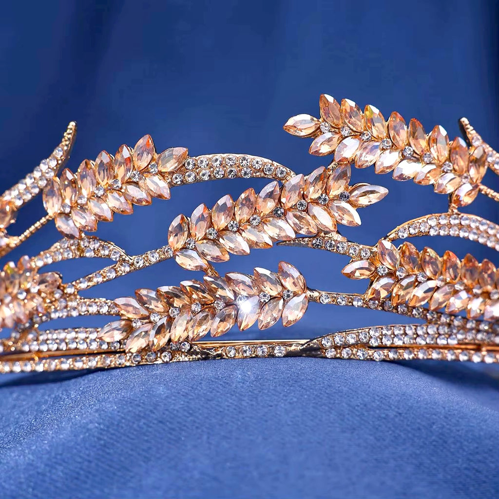 Wedding Hair Accessories - Crystal Bridal Tiara - Available in Silver and Gold
