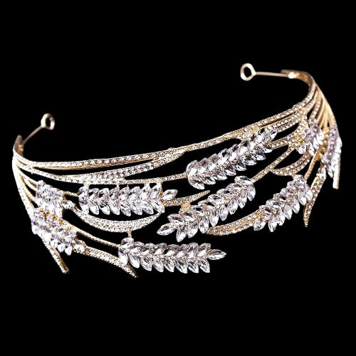 Wedding Hair Accessories - Crystal Bridal Tiara - Available in Silver and Gold