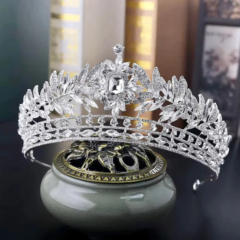 Wedding Hair Accessories - Crystal Bridal Tiara - Available in Silver and Gold