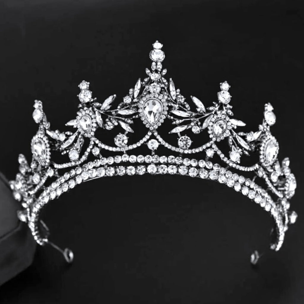 Wedding Hair Accessories - Baroque Wedding Tiara - Available in Antique Gold and Silver 