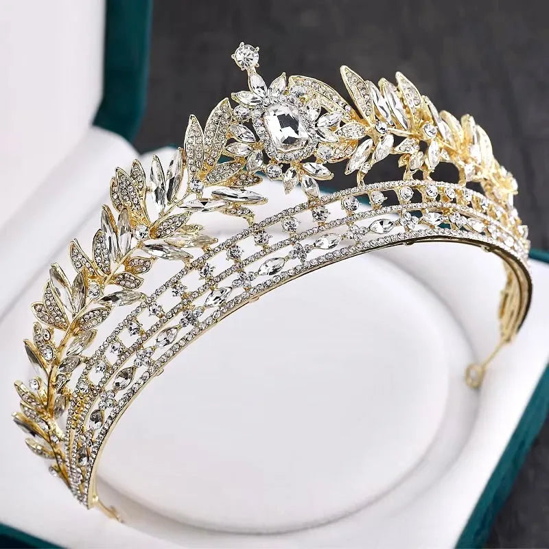 Wedding Hair Accessories - Crystal Bridal Tiara - Available in Silver and Gold