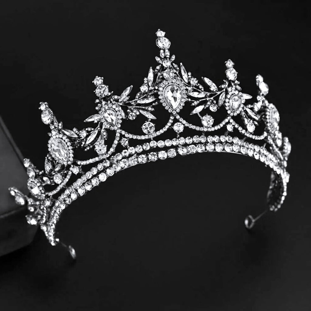 Wedding Hair Accessories - Baroque Wedding Tiara - Available in Antique Gold and Silver 