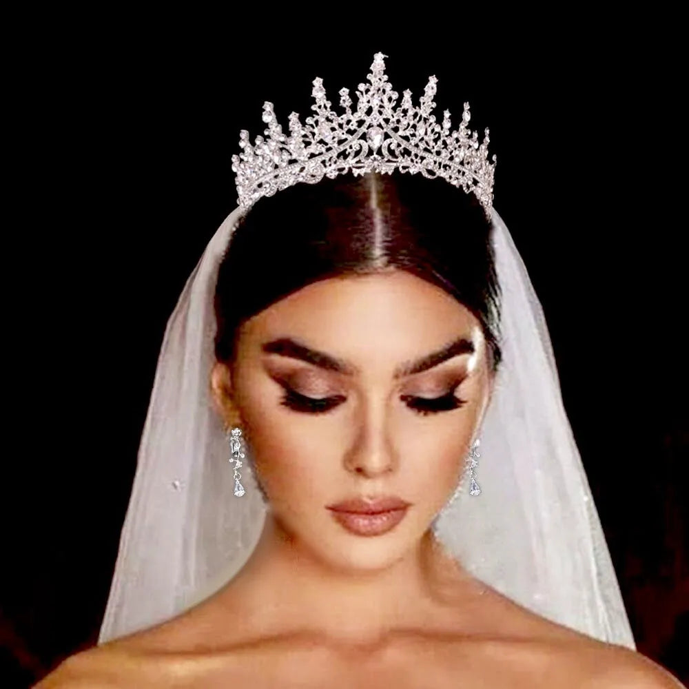 Wedding Hair Accessories - Baroque Bridal Tiara - Available in Rose Gold, Silver and Yellow Gold