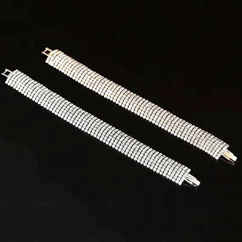 Bridal Jewelry - Crystal Bridal Bracelet - Available in Rhodium and Gold