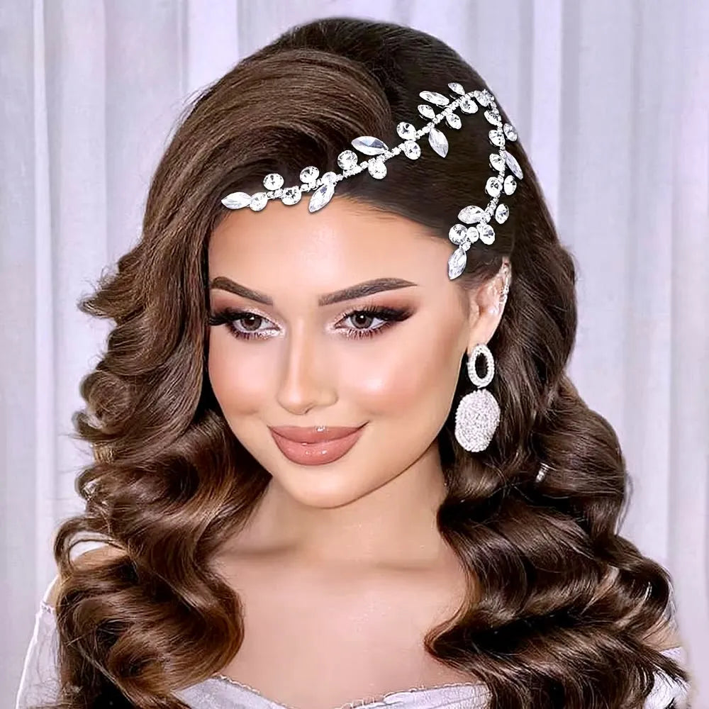 Wedding Hair Accessories - Rhinestone Crystal Bridal Hair Vine