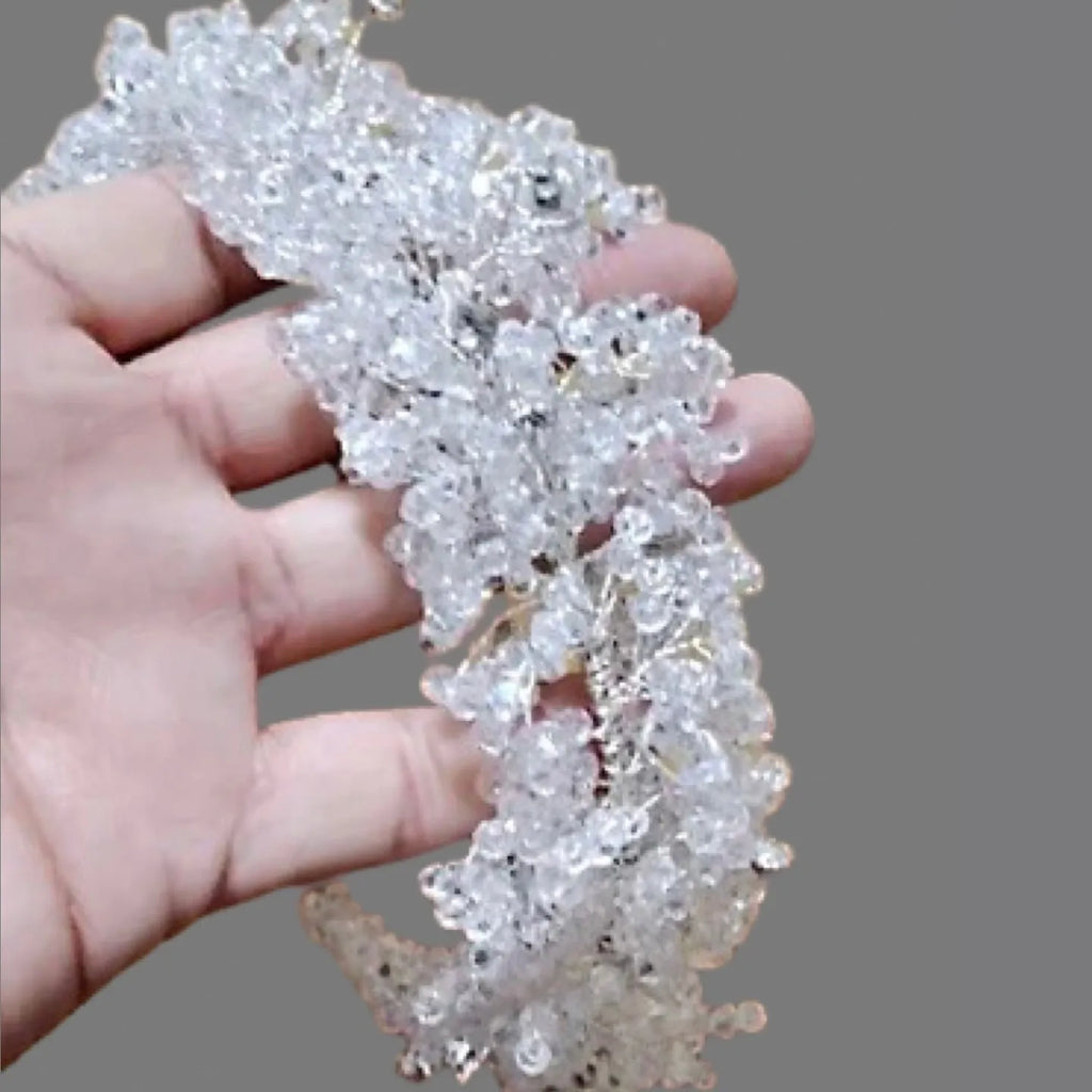 Wedding Hair Accessories - Silver Crystal Bridal Headband