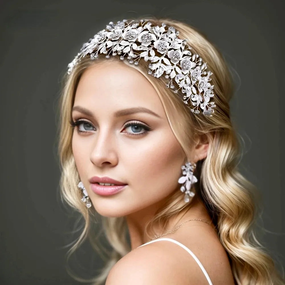 Wedding Hair Accessories - Crystal Bridal Hair Vine - Available in Silver, Rose Gold and Yellow Gold